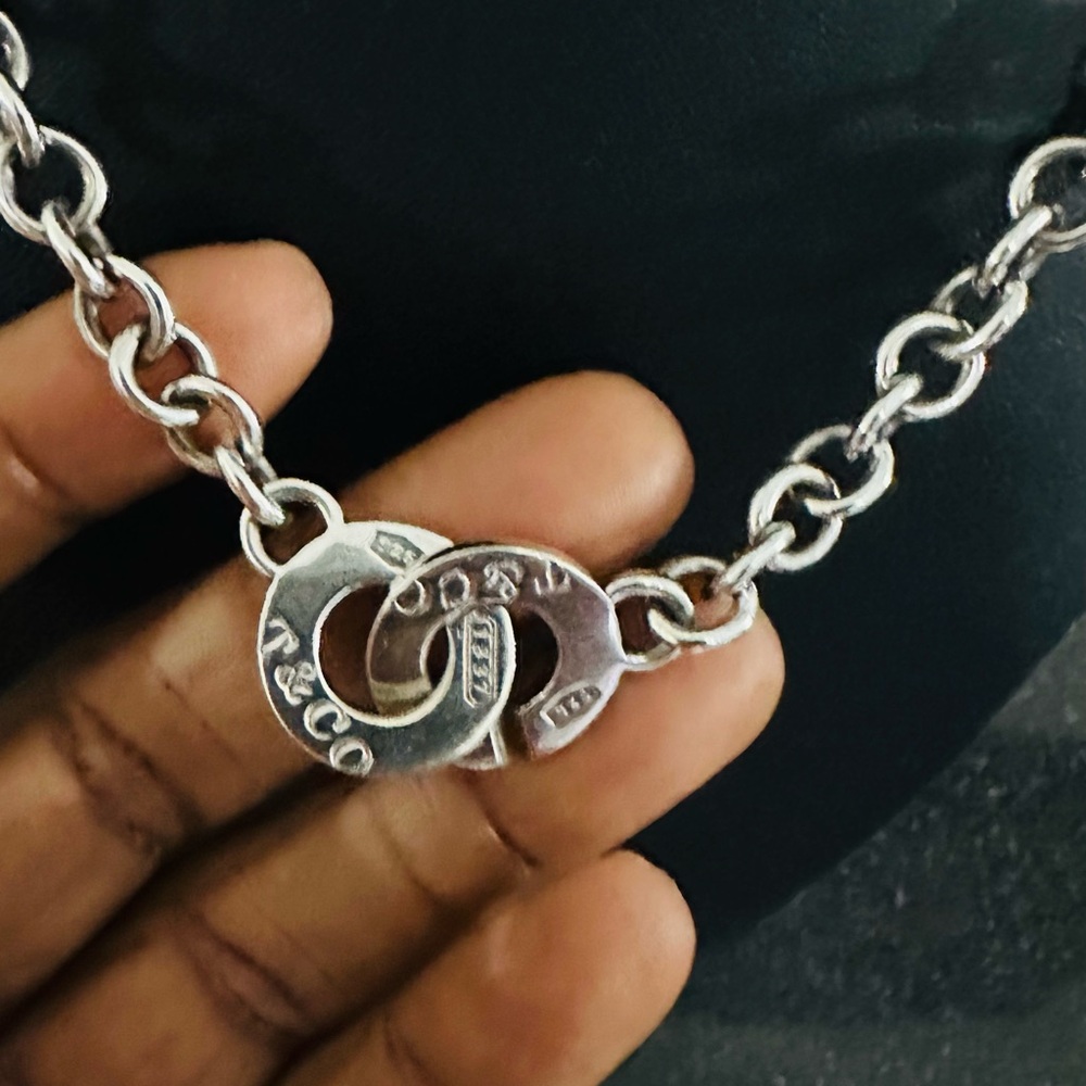 T & Co sterling silver 925 necklace and bracelet set. - Picture 13 of 16